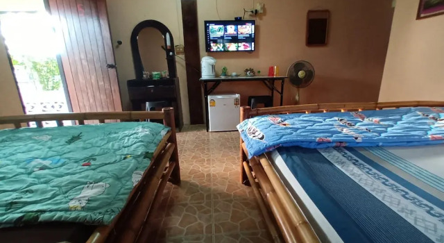Четырёхместный семейный номер Standard с видом на сад Wasana Resort Ranong