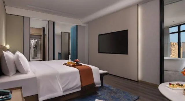 Люкс с красивым видом из окна Silu Tiansi Hotel