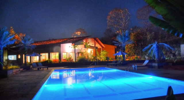 Jharna Jungle Lodge-Navegaon Gate, Prenota Hotel Chimur Maharashtra