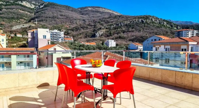 Апартаменты с 3 комнатами с видом на море Adriatic Residence