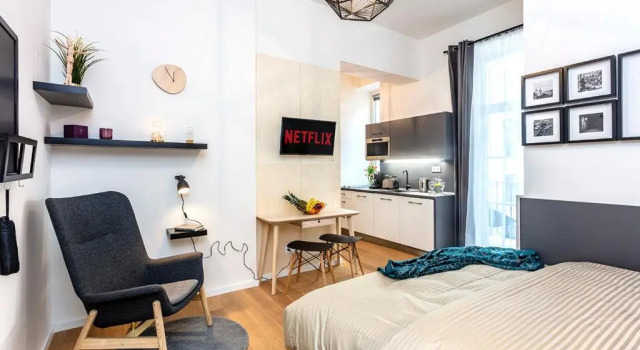 A Prague Apartments - Lesser Town, Забронировать Апартаменты/квартира Отели Праги с парковкой, рядом с Театр Svanda, Парковка