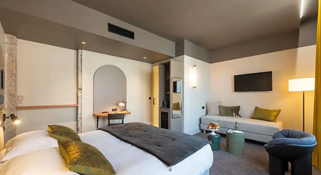 Семейный полулюкс Hôtel de lAbbaye Lyon - Boutique Hôtel
