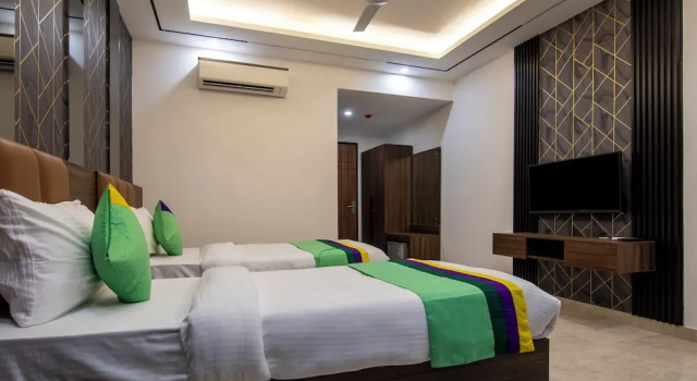 Двухместный номер Deluxe Treebo The Armani Near IGI Airport