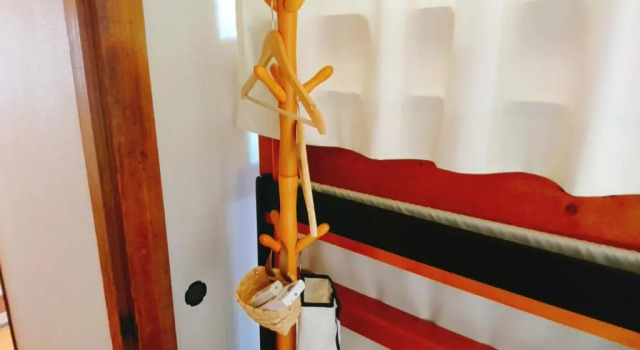 Кровать в общем номере Guesthouse Hajimari