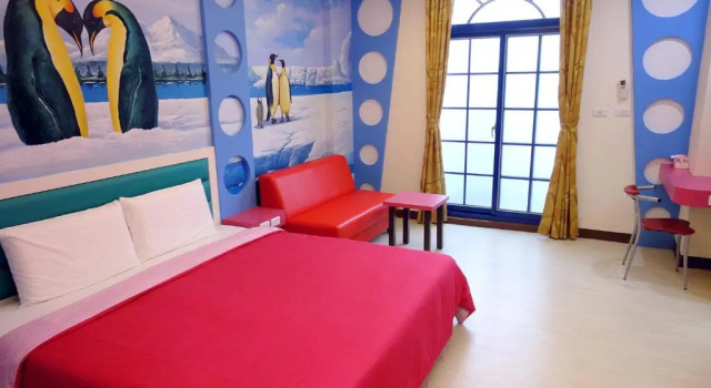 Двухместный номер Deluxe 船屋親子特色民宿Ship House