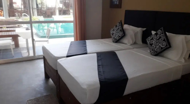 Двухместный номер Deluxe с красивым видом из окна Nil Diya Beach Resort