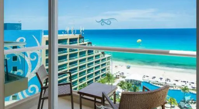 Семейный номер Deluxe с 2 комнатами с видом на океан Hard Rock Hotel Cancun - All Inclusive