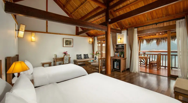 Семейный номер Standard с балконом Mai Chau Hideaway Lake Resort