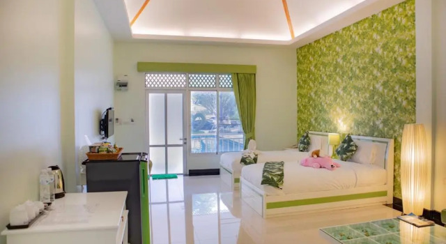 Двухместный номер Standard с видом на бассейн Tubtim Siam River Kwai Resort