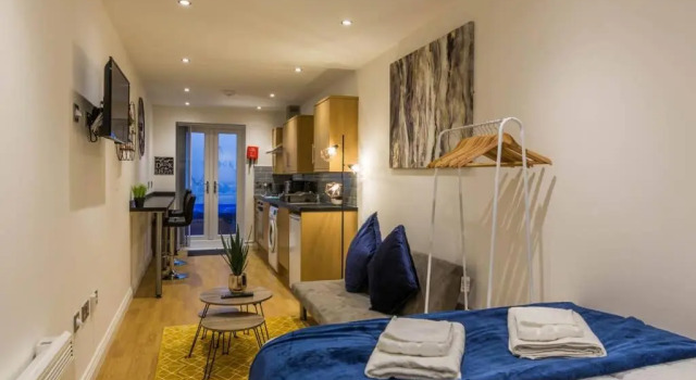Студия Deluxe Long Row Apartments in Nottingham City Centre