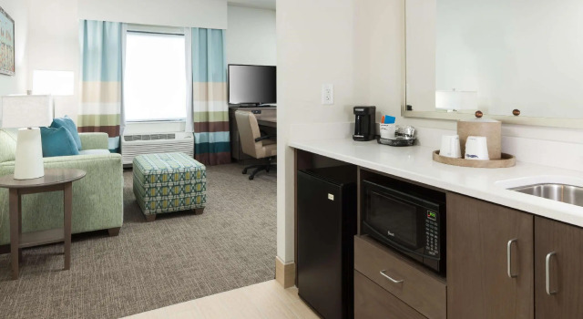 Двухместный люкс Studio Hampton Inn & Suites by Hilton Carolina Beach Oceanfront