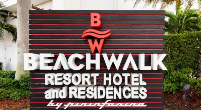 Modern Studio rental at Beachwalk Resort Hollywood 18th floor, Rezerwuj Ośrodek wypoczynkowy Hotele w Panhandle Florida z parkingiem, Parking