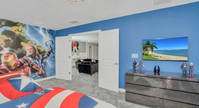 9 Bed Storey Lake Themed Game Room 9 Bedroom Home by Redawning, Varaa Lomakoti Orlando Kissimmee