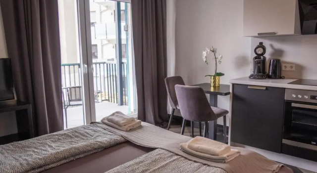 Апартаменты с балконом Giessener Bett Apart