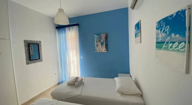 Апартаменты с 2 комнатами с балконом и с видом на море Corfu Island Apartment 91