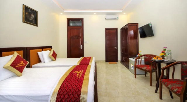 Двухместный семейный номер Standard c 1 комнатой с балконом и с частичным видом на море An Bang Beach Nature Homestay