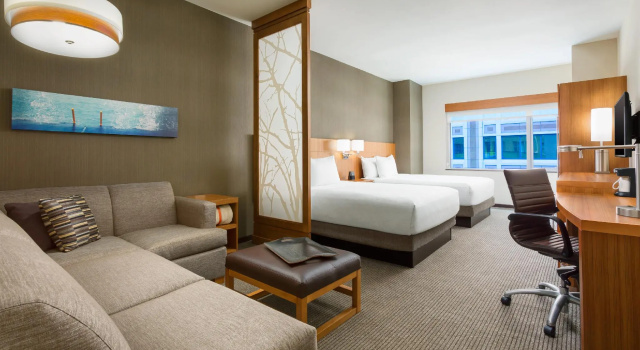 Двухместный номер Hyatt Place Chicago/Downtown - The Loop