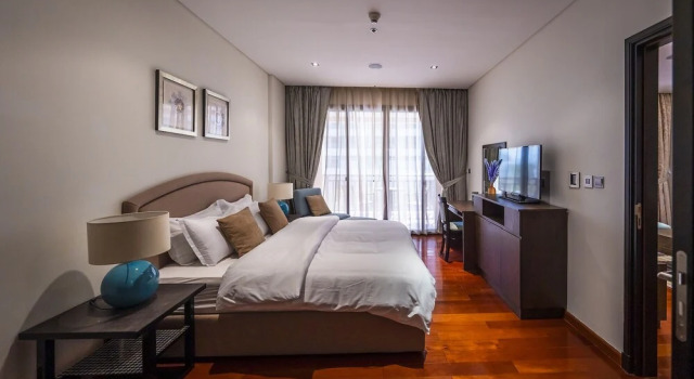 Relaxing 1 bedroom apartment - Anantara, Забронировать Апартаменты/квартира Отели Пальмы Джумейра с бассейном, Бассейн