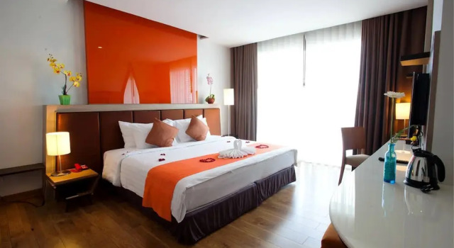 Двухместный номер Deluxe с балконом и с красивым видом из окна Prajaktra Design Hotel