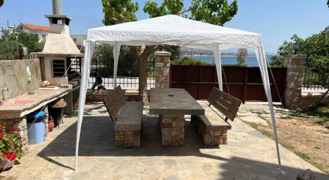 Апартаменты Apartment in Salamina with Garden & Sea view