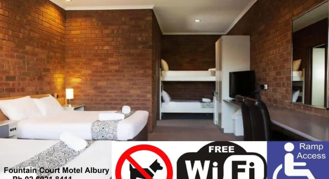 Семейный номер Standard Fountain Court Motor Inn Albury