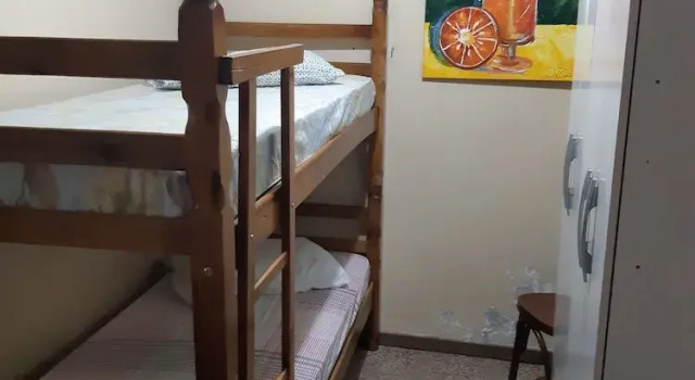 Кровать в общем номере с балконом Hostel Casa Grande