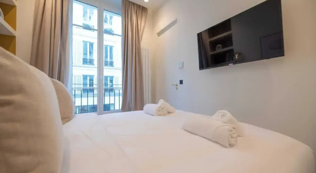 Elegant Apt With AC - 2br-6p -palais Garnier, Забронировать Апарт-отель Апарт-отели Парижа, рядом с Гран Бульвар, Апарт-отель