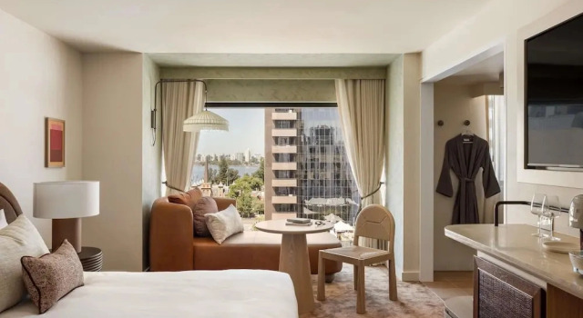 Standard Double room with view Hyde Perth