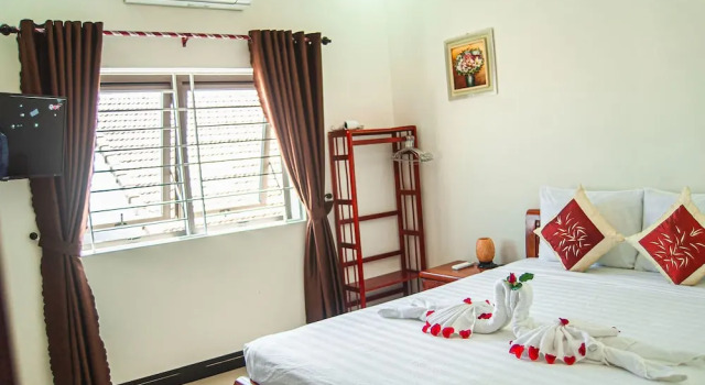 Двухместный номер Deluxe с балконом и с видом на внутренний двор Golden Soulmate homestay