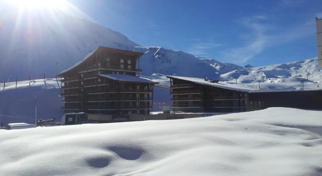 Студия Arc 2000 -location Appartements et de 1 studio avec balcon, vue, ski in off, Wi-Fi