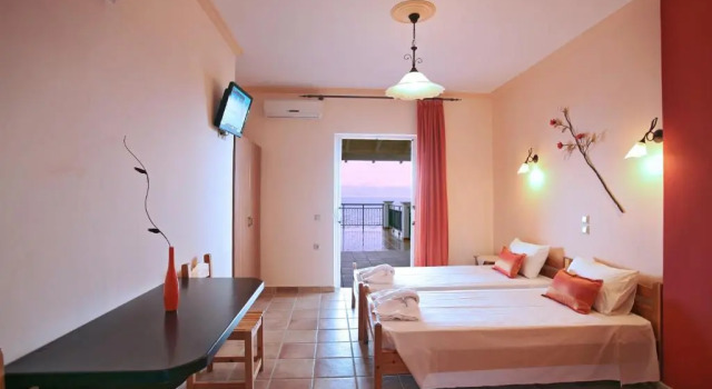 Студия с видом на море Apartments Corfu Sun Sea Side