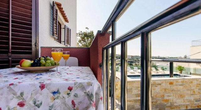 Апартаменты с 2 комнатами с балконом Apartments Martina