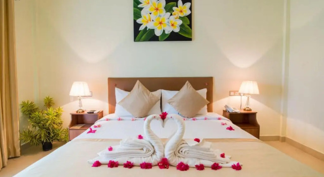 Двухместный номер Deluxe с балконом Hotel Sungreen Resort Habarana