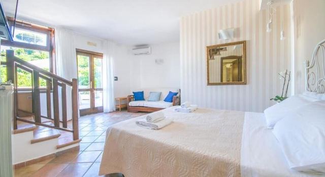 Двухместный номер Deluxe с видом на океан Villa Costanza sorrento B&b
