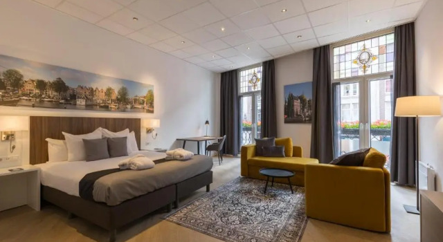 Двухместный номер Premium с видом на город Hotel Amsterdam De Roode Leeuw