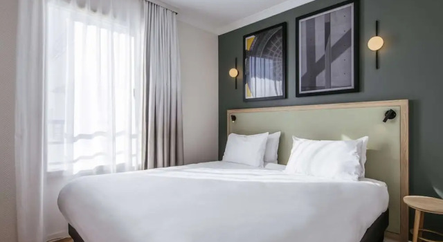 Двухместная студия Aparthotel Adagio Paris Buttes Chaumont