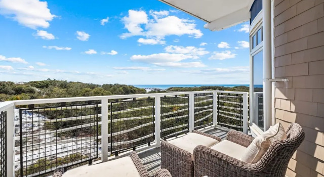 Номер Standard GULF VIEWS from ALL Bedrooms! 308 Compass Point 1 in WaterSound Short walk to the beach and pool 3 Condo by RedAwning