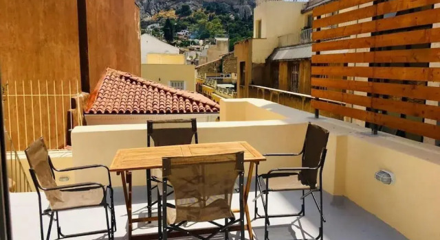 Номер Classic Пентхаус с видом на город Metis Athens Suites