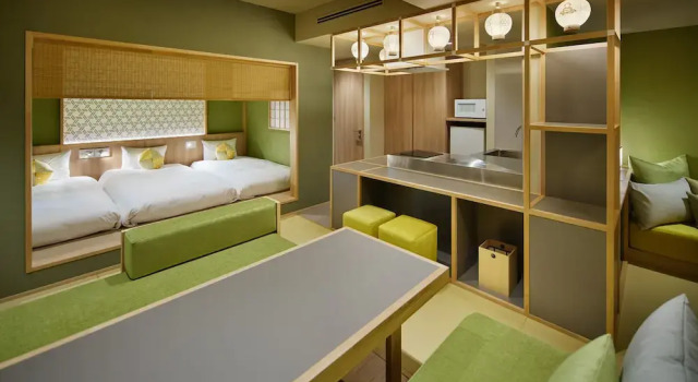 Трёхместный номер Standard OMO5 Kyoto Gion by Hoshino Resorts