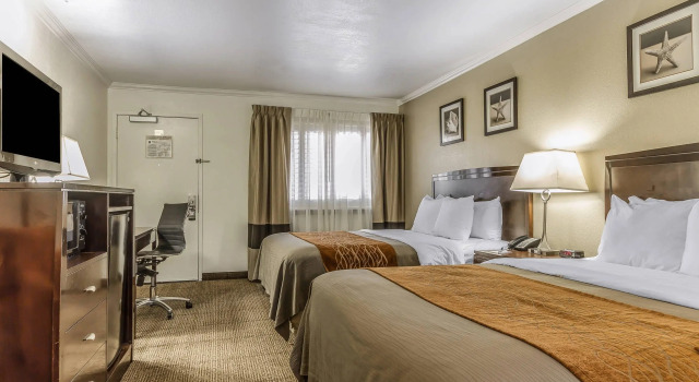 Четырёхместный номер Standard Comfort Inn Santa Cruz North