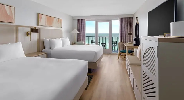 Четырёхместный номер Standard с балконом и с видом на залив Beal House Fort Walton Beach, Tapestry Collection By Hilton