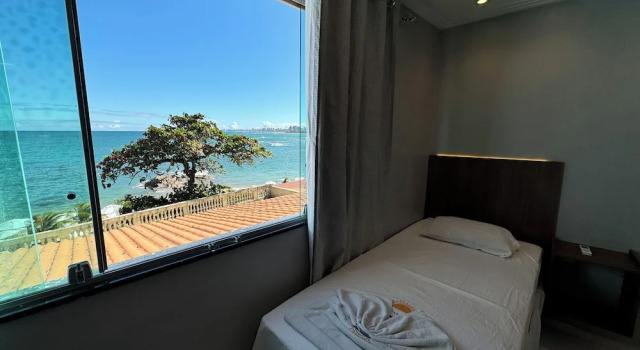 Трёхместный номер Superior с видом на море Hotel Luar de Itapua