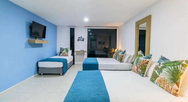 Standard famille chambre Hotel Casa Vallecaucana