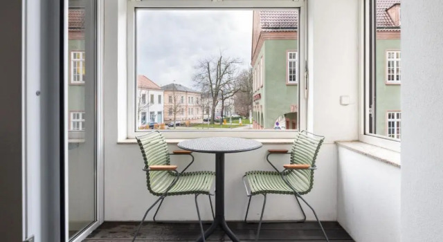 Люкс c 1 комнатой с балконом Limehome Zwickau Dr-Friedrichs-Ring