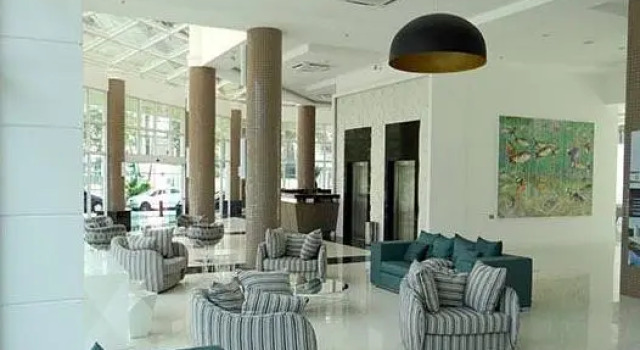Кровать в общем номере PORTO MARINA MONT BLANC RESORT