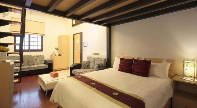 Четырёхместный номер Standard Дуплекс Happiness Yes Hostel Ⅱ