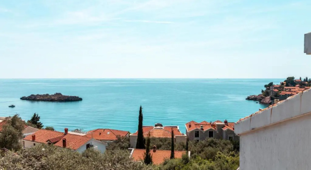 Апартаменты Deluxe с 2 комнатами с видом на море Sun Rose Apartments Sveti Stefan