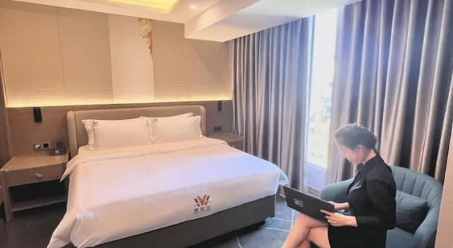 Двухместный номер Deluxe с видом на город Wah Fu Hotel