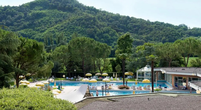 Двухместный номер Standard с видом на бассейн Hotel Apollo Terme