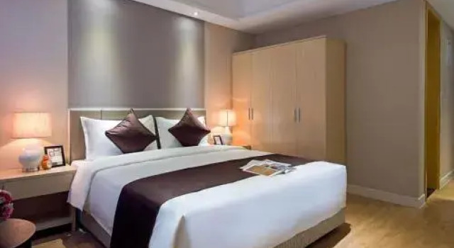 Tujia Somerset Palm Springs Chongqing Serviced Residence, Book Hotel Hoteller i Yu Bei med pool, Swimmingpool